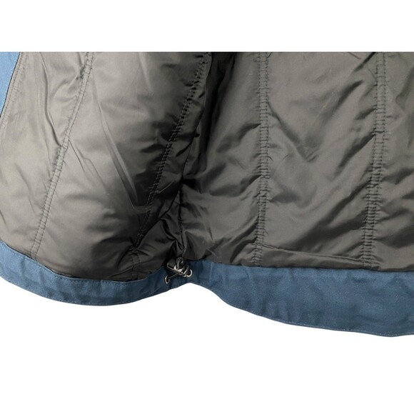 Carhartt Mens Quick Duck Jefferson Traditional Jacket Coat Navy Quilt Lined Sz L - Picture 8 of 16